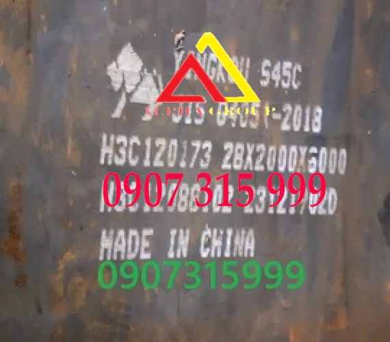 THÉP TẤM S45C DÀY 28MM-28LY-28LI