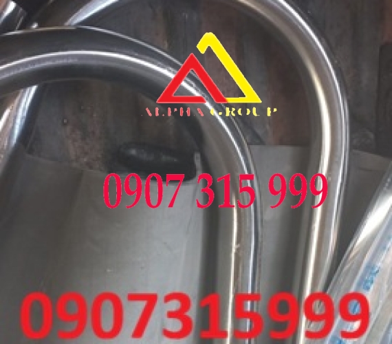 Gia công uốn ống inox phi 27 (D27) làm lò hơi