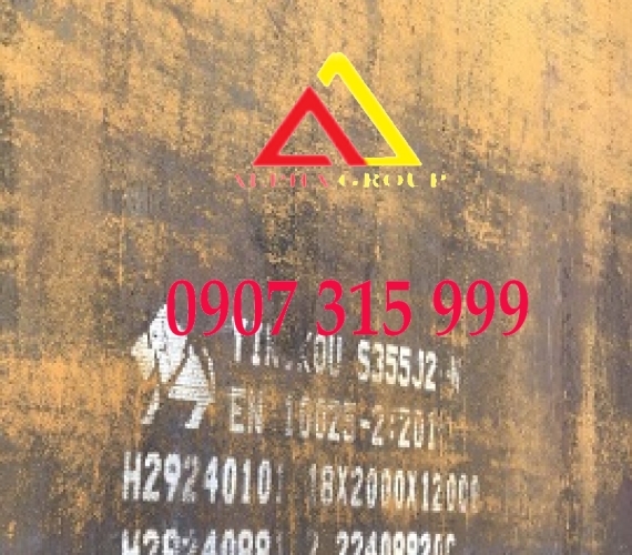 THÉP TẤM ĐÚC S355: S355J0, S355JR, S355J2+N CƯỜNG ĐỘ CAO