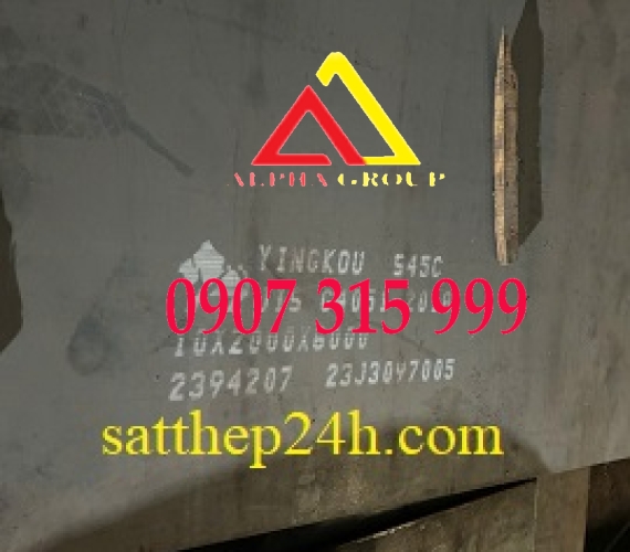 Thép tấm C45 S45C dày 10mm, 10ly, 10li