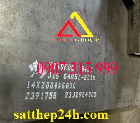 THÉP TẤM S45C/C45 TIÊU CHUẨN JIS G4051-2018 