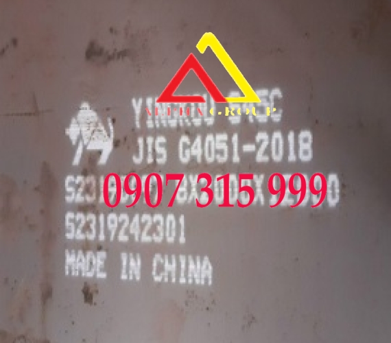 Thép tấm S45C dày 6mm 8mm 10mm 12mm 14mm 16mm 18mm 20mm cắt quy cách Trung Quốc