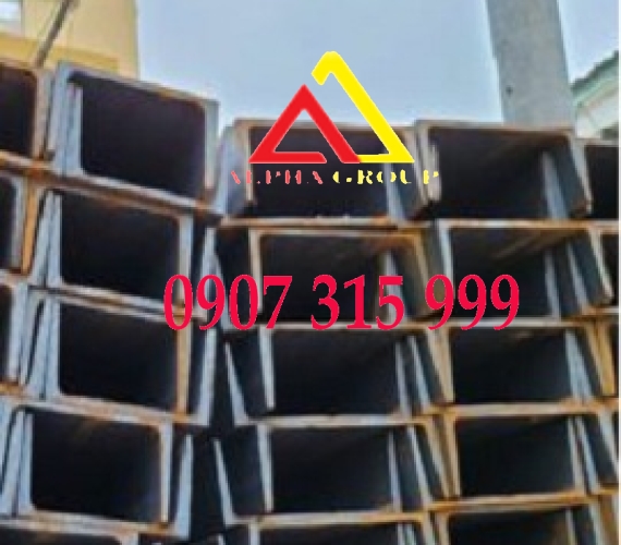 Thép hình U140x56x3.5x6m mác thép A36, SS400, Q235B, TCVN (54kg/cây)