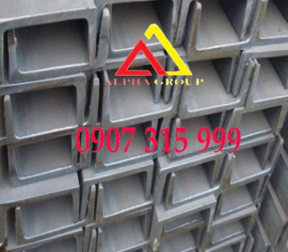 THÉP HÌNH U65X34X3.3X3.3X6M mác thép A36, SS400, CT3, Q235B (21 kg/cây)