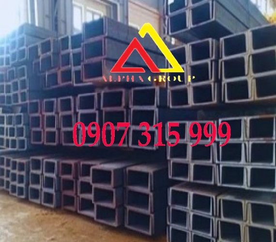 Thép hình U80x42x4.7x4.5x6m mác thép A36, SS400, Q235B, TCVN (31kg/cây)