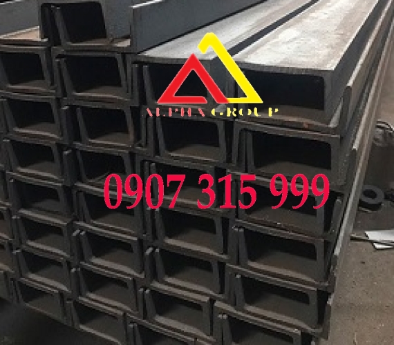 Thép hình U80x45x6x6m mác thép A36, SS400, Q235B, TCVN (42kg/cây)