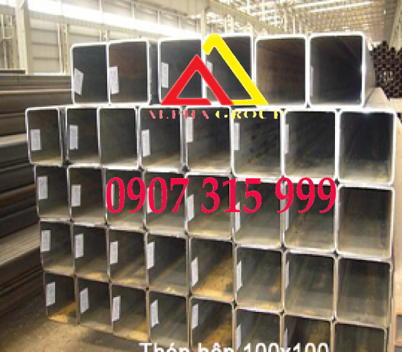 Thép hộp 100x100x2