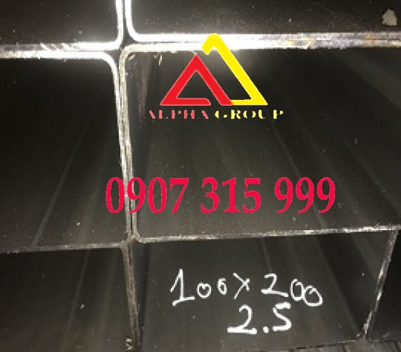 Thép hộp chữ nhật 100x200x12 ( dày 12mm/12ly/12li )