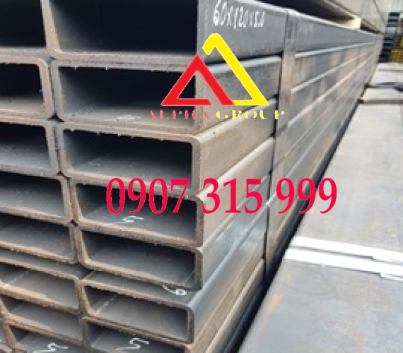 THÉP HỘP CHỮ NHẬT 60X120X5MM/ THÉP HỘP CHỮ NHẬT 120X60X5MM  dày 5ly/5mm