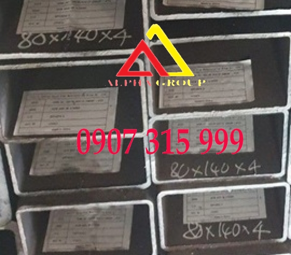 THÉP HỘP CHỮ NHẬT 80X140X4