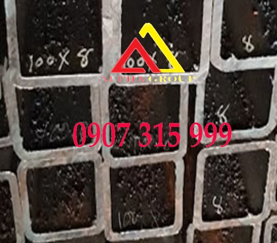 Thép hộp vuông 100x100x8 dày 8 mm/ly