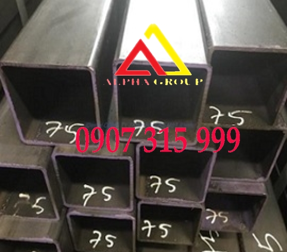 Thép hộp 75x75x3 dày 3 mm/ly