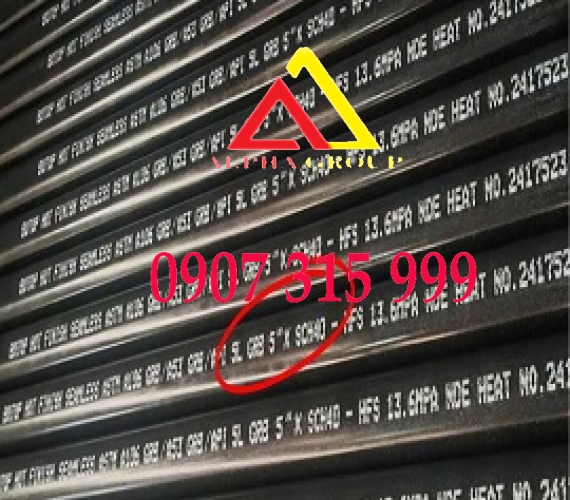 Thép ống phi 114.3x8.56( dày 8.56mm/ly/li) API5L Gr.B/ASTM A106/A53 Gr.B