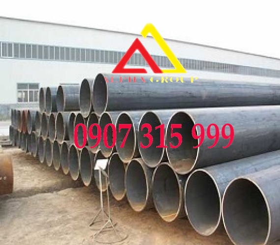 Thép ống phi 610 dày 21/22/23/24/25/26/27/28/29/30/32/35/40/45/50/55/60mm(ly/li)