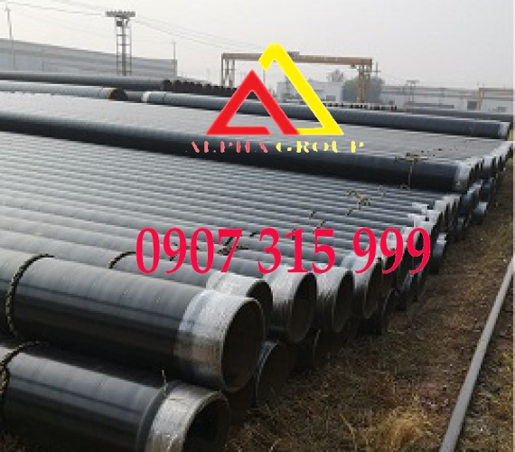 Thép ống phi 168 dày 18.3mm/ly/li API5L Gr.B/ASTM A106/A53 Gr.B, X52