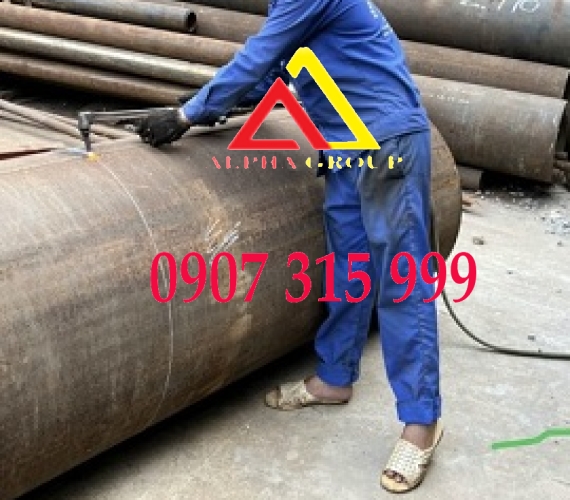 Thép ống phi 610x4ly(dày 4mmlyli) ASTM A106,A53 Gr.B,API5L,X52,X60 SS400,S45C,S50C