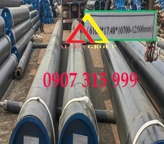 Thép ống phi 610x17.48ly(dày 17.48mmlyli) ASTM A106,A53 Gr.B,API5L,X52,X65 SS400,S45C,S50C,S355JR