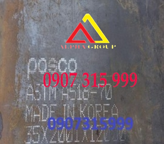 Thép tấm chịu nhiệt A516 Gr.70 dày 35mm/35ly Hàn Quốc cắt quy cách