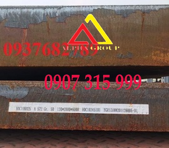 Thép Tấm Cường Độ Cao ASTM A572 Gr 50