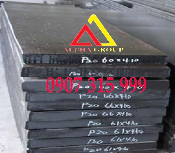 Thép tấm AISI P20/ 2311/ 3Cr2Mo tiêu chuẩn ASTM A681 dày 50/55/60/65/70/75/80/85/90/95/100mm(ly)