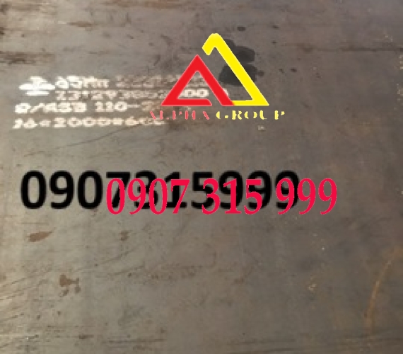 Báo giá thép tấm chịu mài mòn 65MN-65GE dày 55mm/55ly/55li Trung Quốc