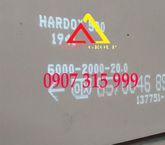 Thép tấm Hardox 500 dày 20mm/20ly/20li