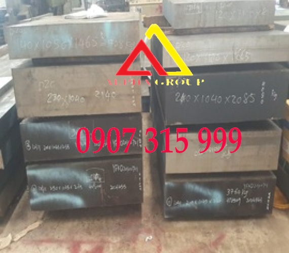 Thép tấm AISI P20/ 2311/ 3Cr2Mo tiêu chuẩn ASTM A681 dày 170/180/190/200/205/210/220/230/240/250mm(ly)