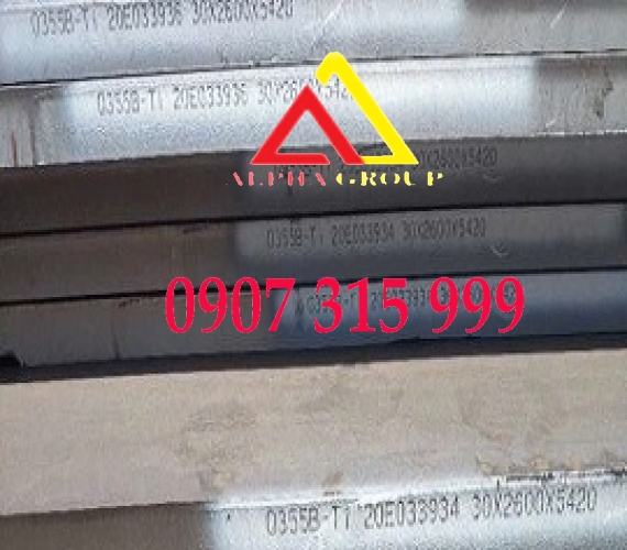 Thép tấm Q355B dày 30mm 25mm 20mm 18mm 16mm 10mm