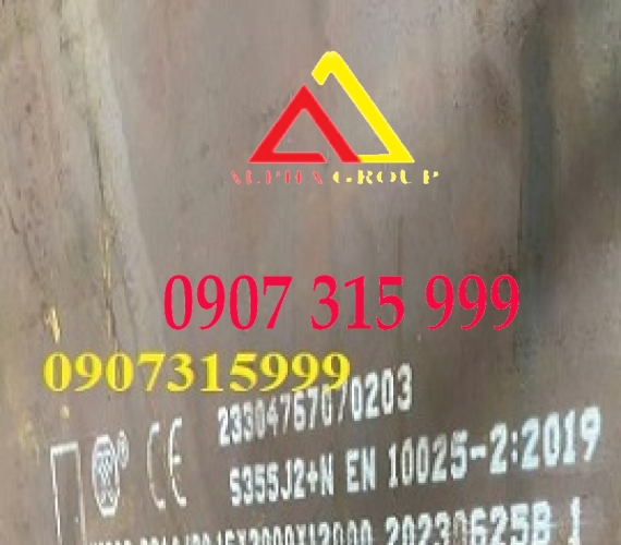 Thép tấm Nisco S355J2+N EN 10025-22:2019