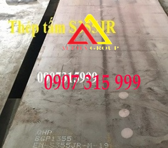 Báo giá thép tấm S355JR dày 4mm/ly/li thép kết cấu, hợp kim thấp, cường độ cao, tính hàn tốt 