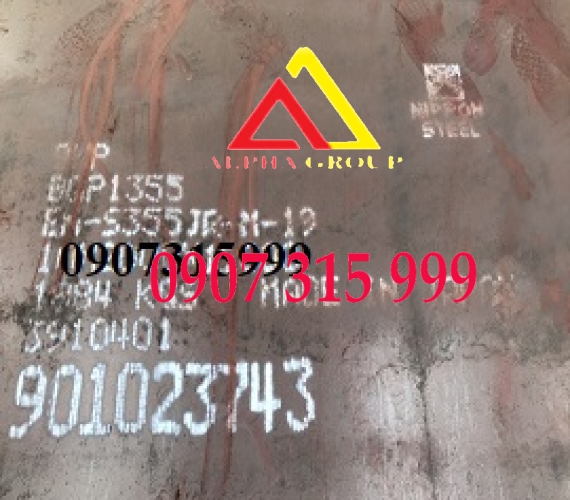 THÉP TẤM S355JR-TÍNH CHẤT VẬT LIỆU S355JR DÀY 8MM