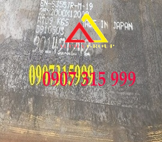 Thép tấm S355JR dày 50mm (hay 50ly/50li)