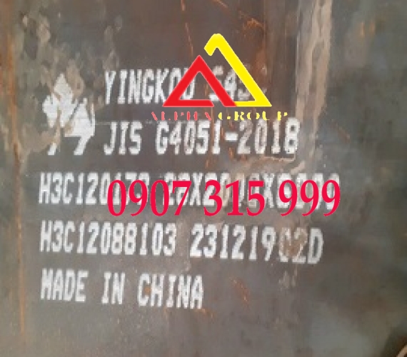 Thép tấm S45C dày 28mm, 28ly (28x2000x6000mm)