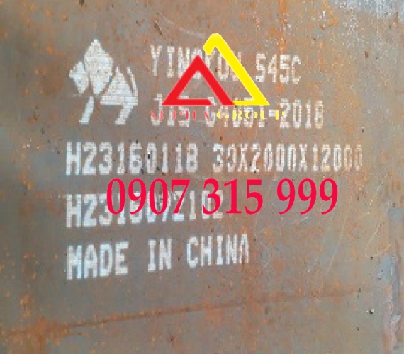 Thép tấm S45C dày 30mmly (30x2000x12000)