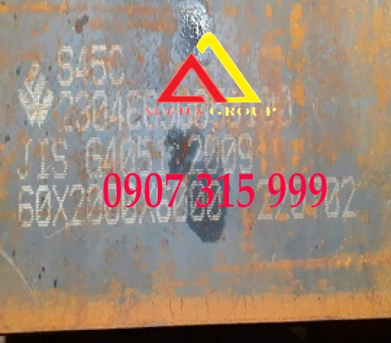Thép tấm S45C dày 60mmly (60x2000x12000)