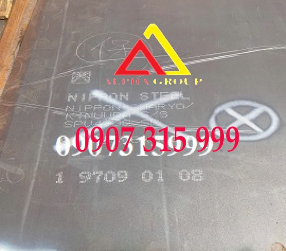 Thép tấm SPV490Q-TOSOU (Nhật Bản) chế tạo bình ga, nồi hơi, bình áp lực